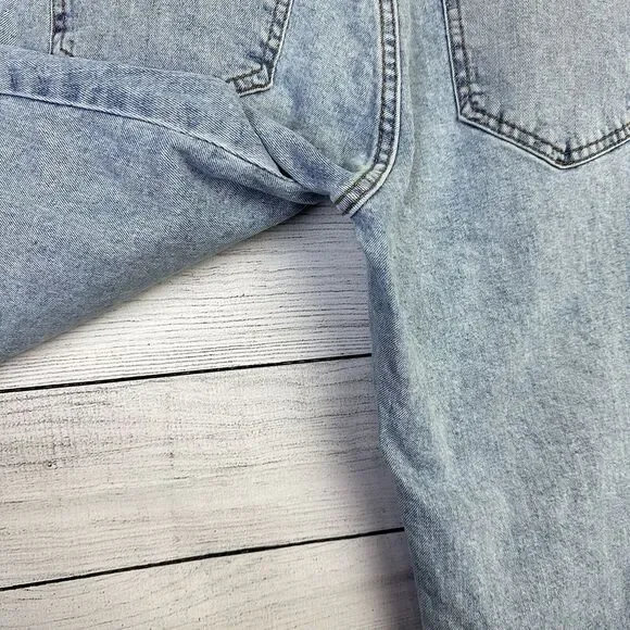 COTTON ON Stretch Straight Jeans Size 4 Vintage Wash Boyfriend Hi Rise Denim‎ - Picture 8 of 9